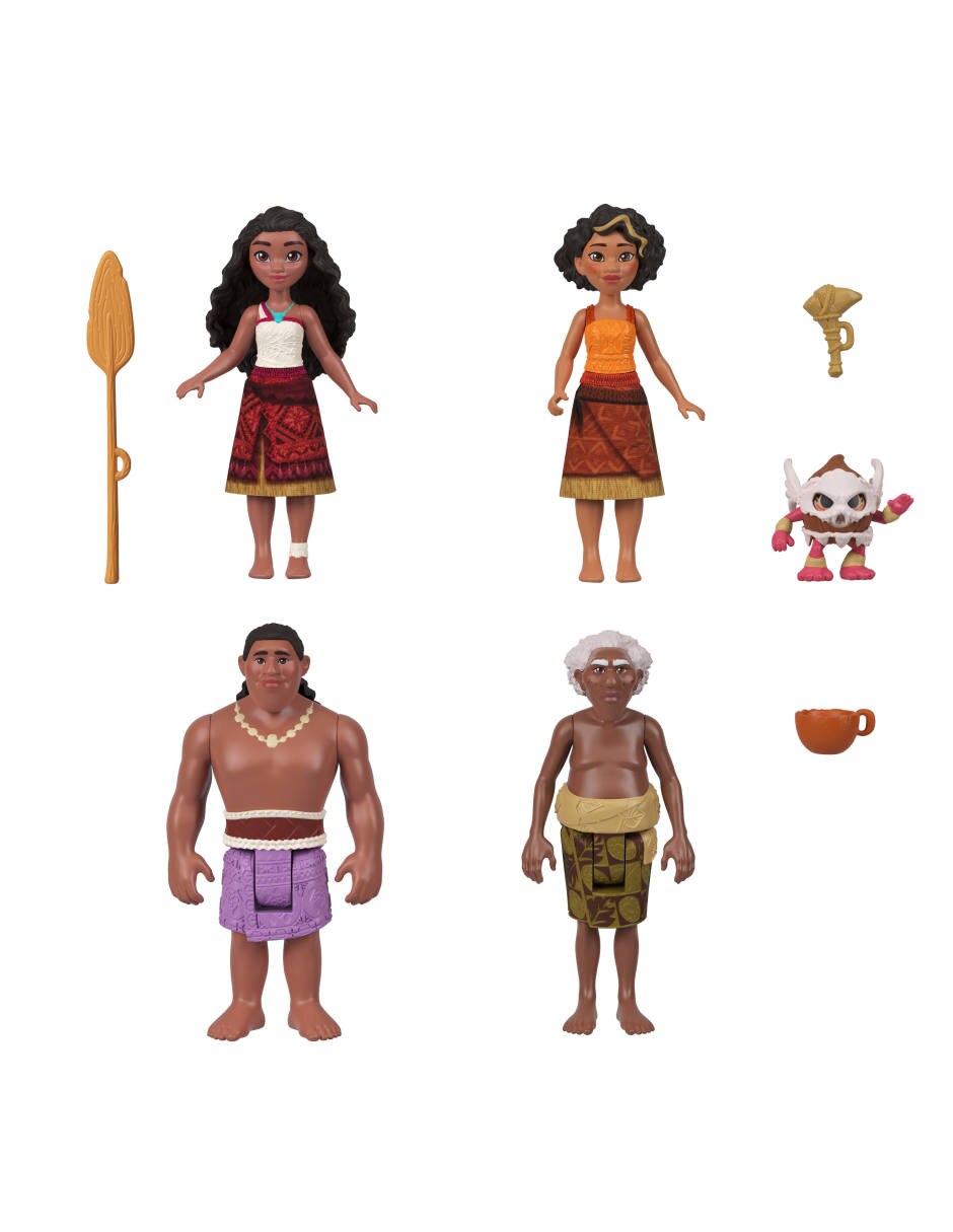 Set muñecas disney moana 2 4