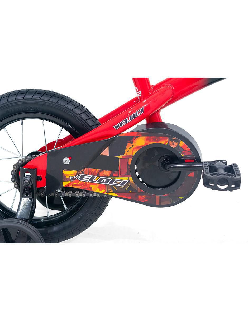 Bicicleta infantil rodada 12 para niño 6