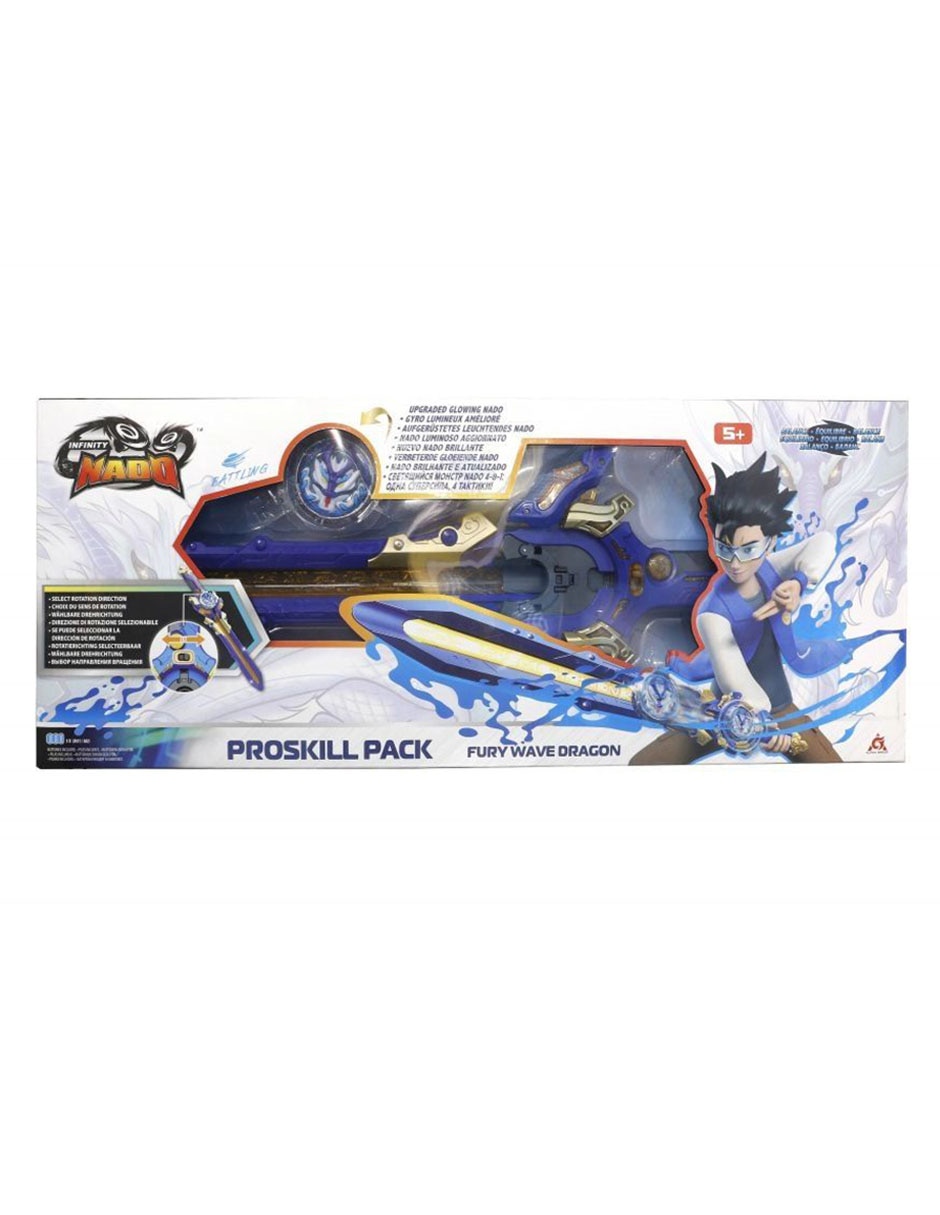 Figura de acción Infinity Nado Fury Wave Dragon con movimiento
