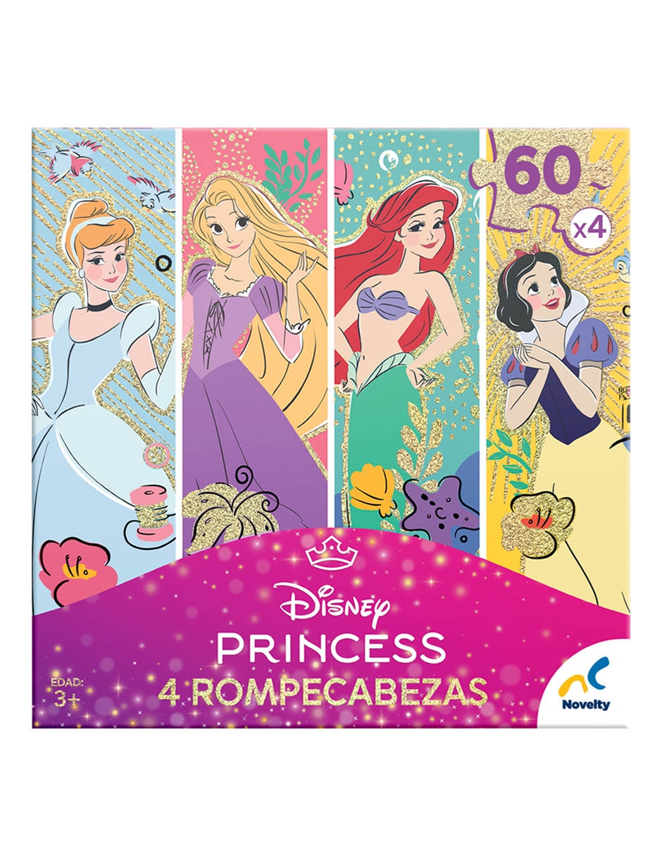 Rompecabezas Disney Princesas 4 en 1 240 piezas 3