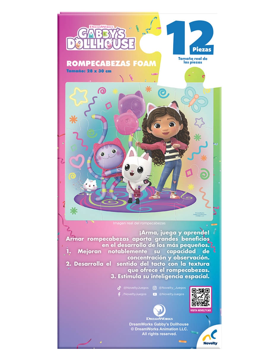 Rompecabezas Gabbys's Dollhouse 12 piezas 4