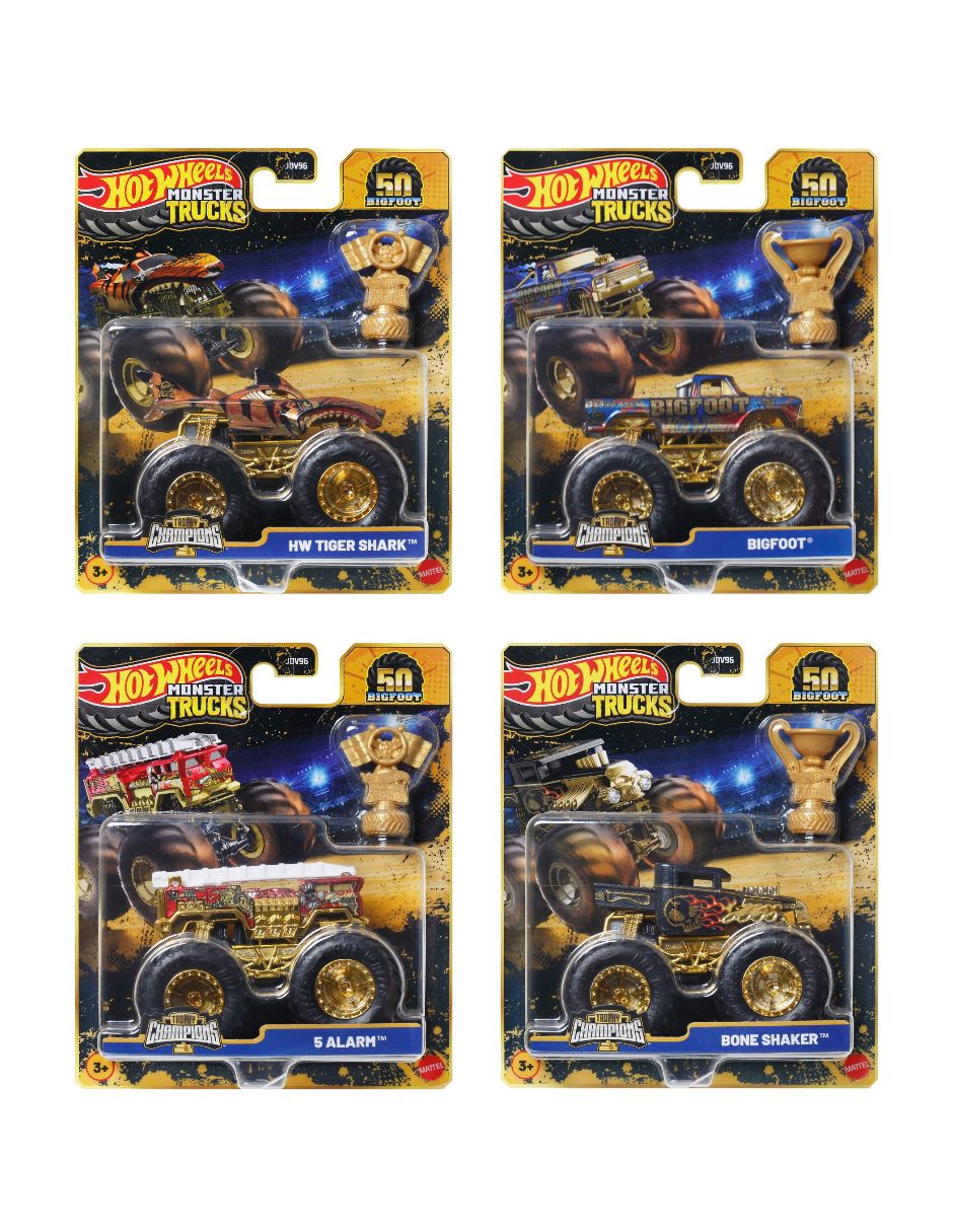 Monster truck sorpresa campeonato de bigfoot escala 1:64 monster trucks