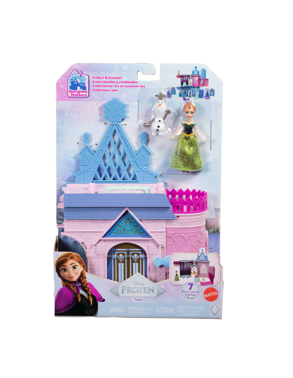 Casa de muñecas mattel castillo de anna apilable