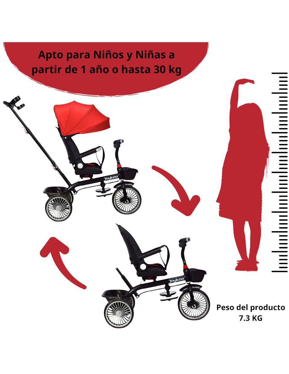 Triciclo infantil unisex 5