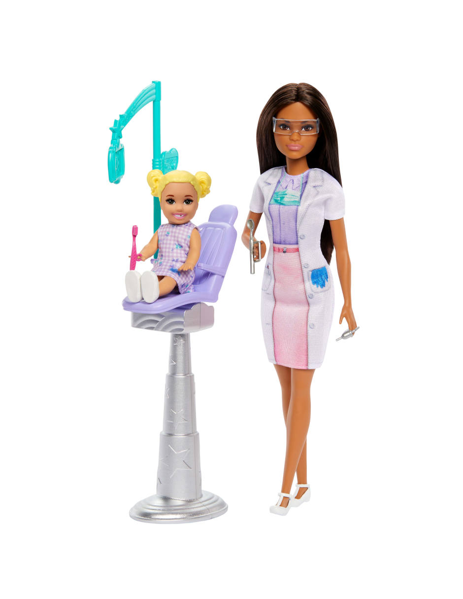 Set muñecas barbie profesiones 4