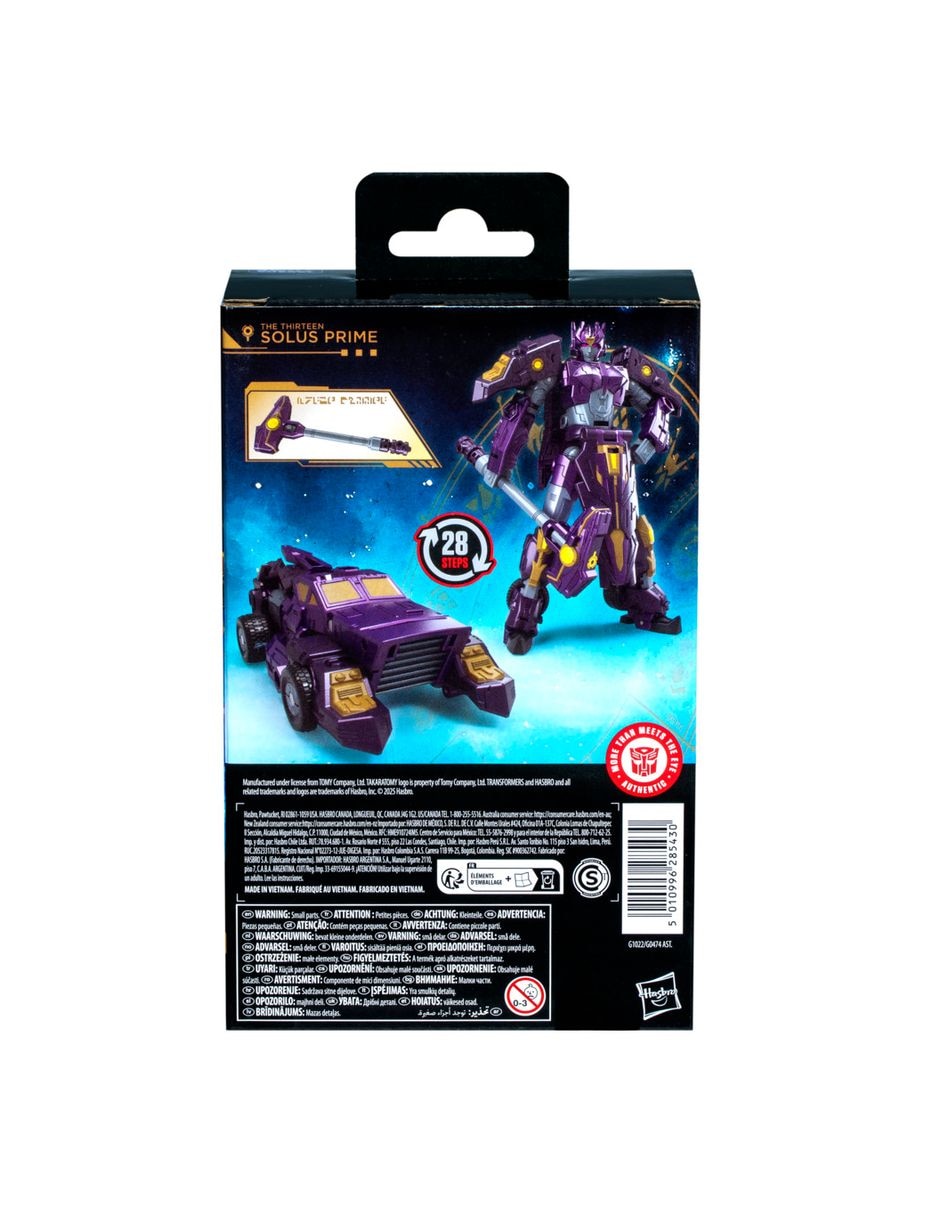 Figura de acción articulada : Age of the Primes Solgaleo Collectors Transformers 5