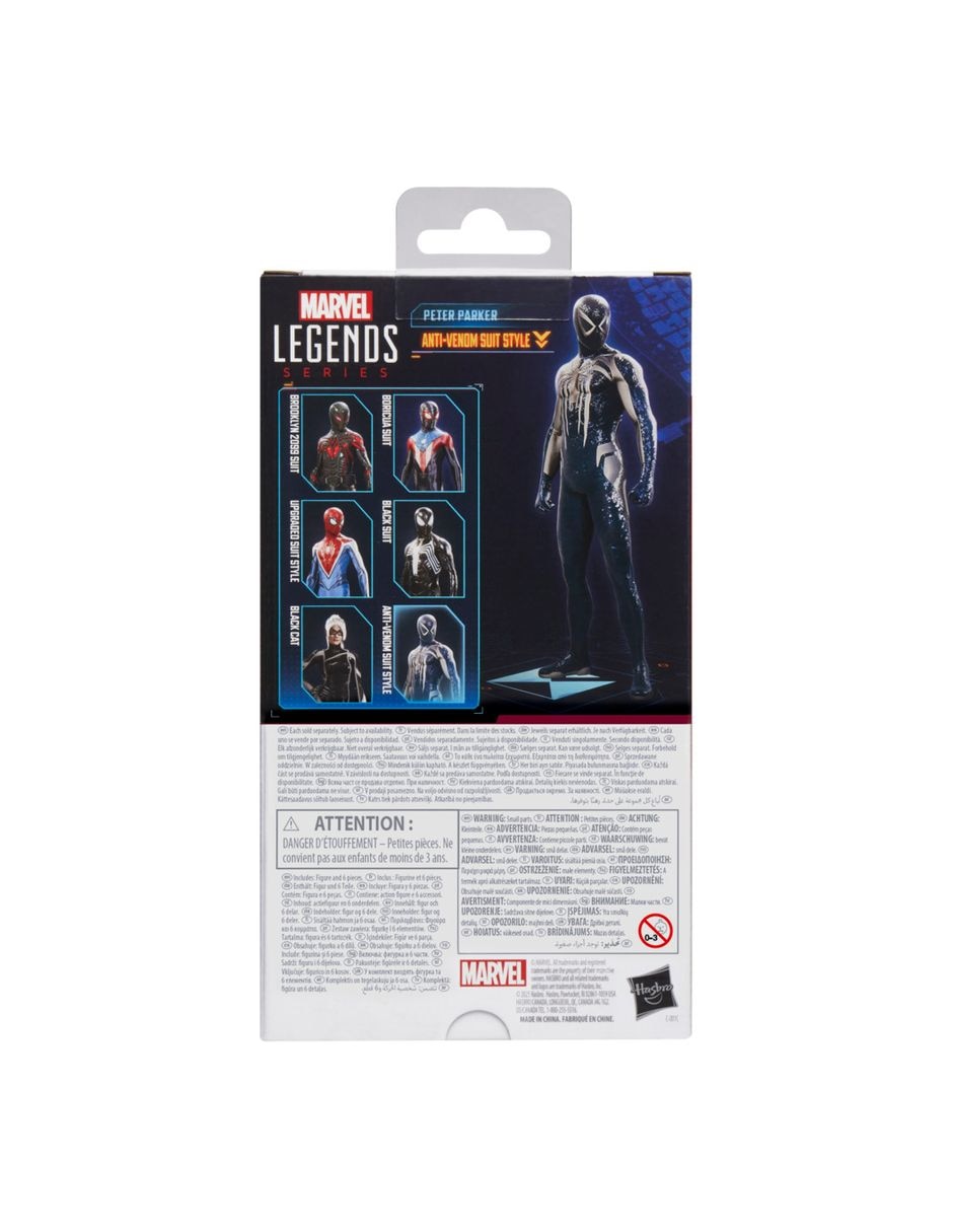Figura de acción articulada Spider Man Peter Parker Anti-venom Suit Style Collectors 4