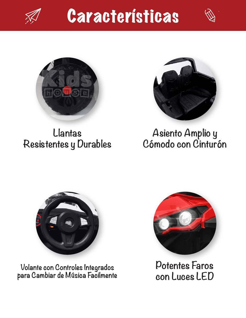 Montable con control remoto recargable infantil 2