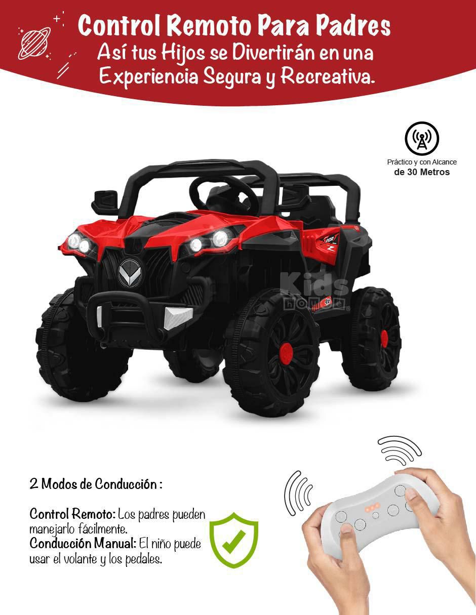 Montable con control remoto recargable infantil 4
