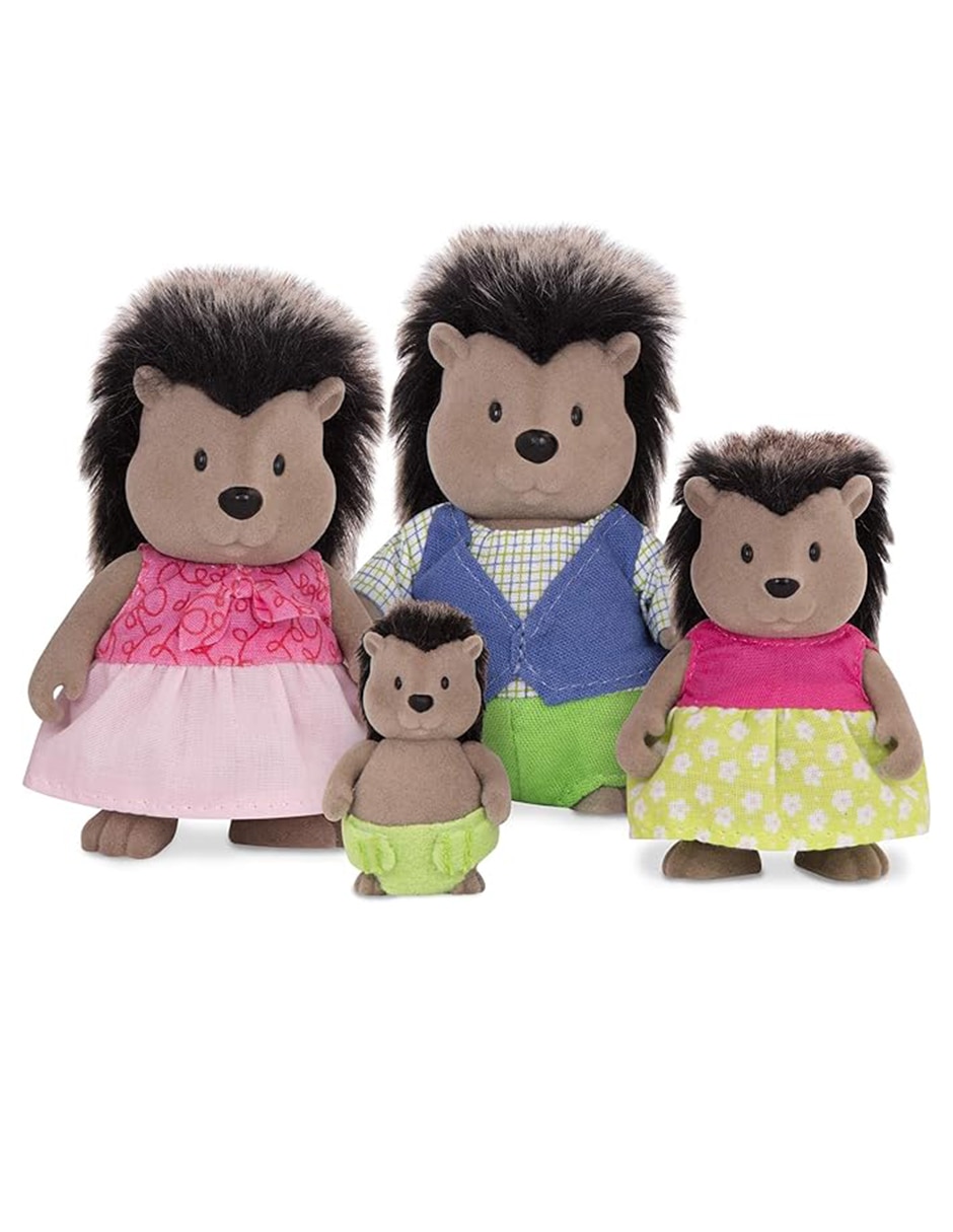 Set muñecas Woodzeez Familia Puercoespin
