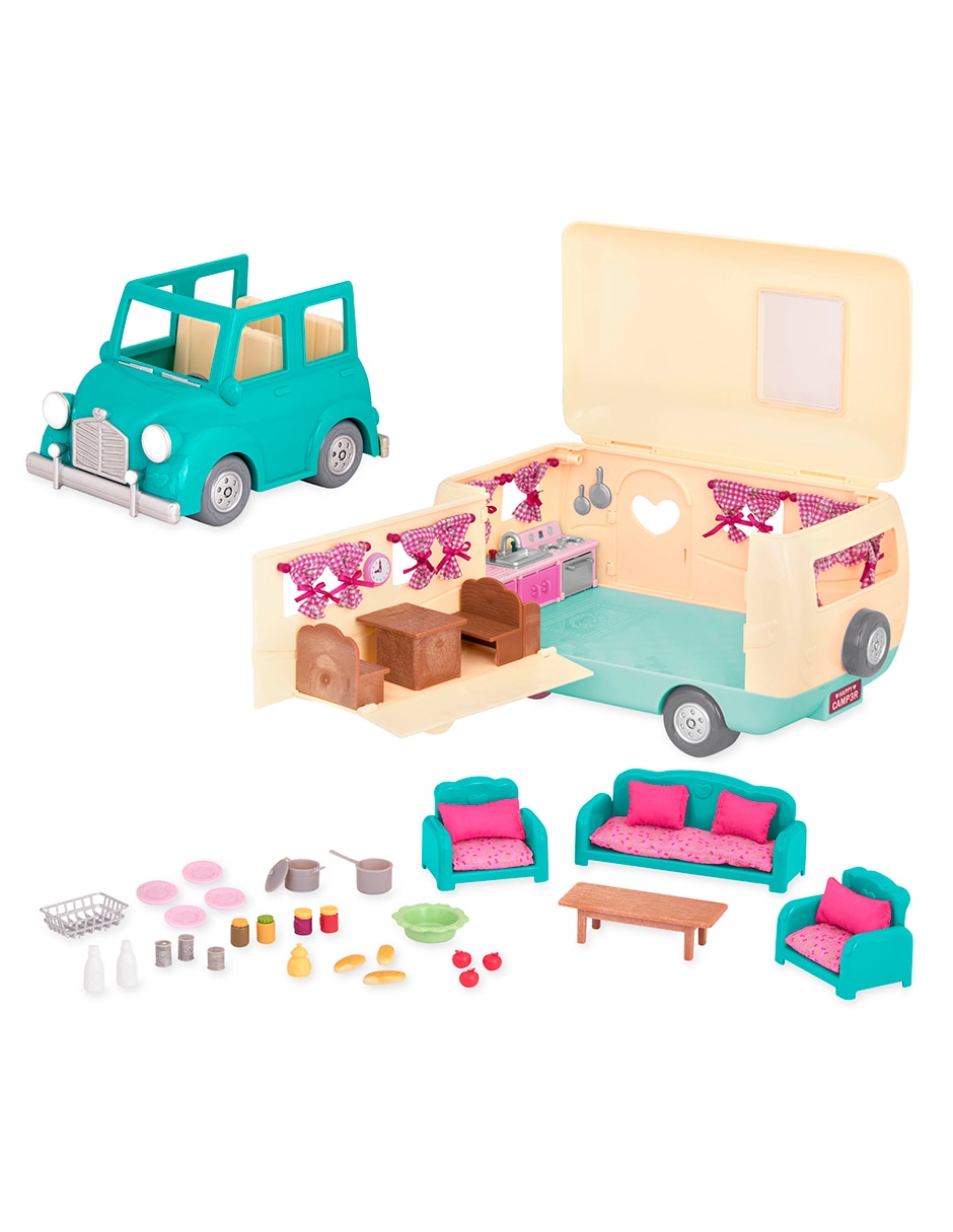 Casa de muñecas Woodzeez Camper playset