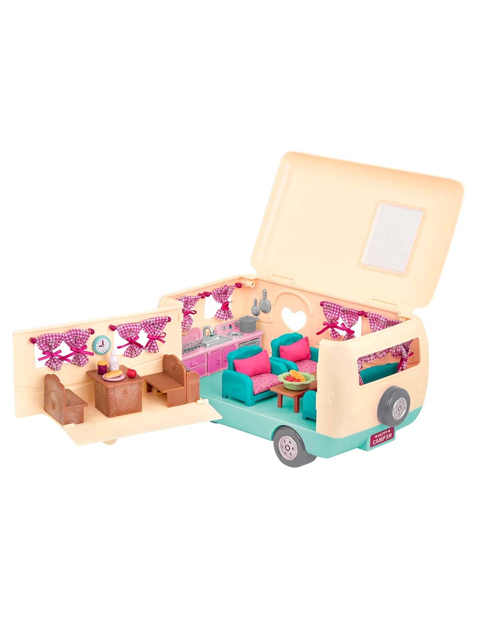 Casa de muñecas Woodzeez Camper playset