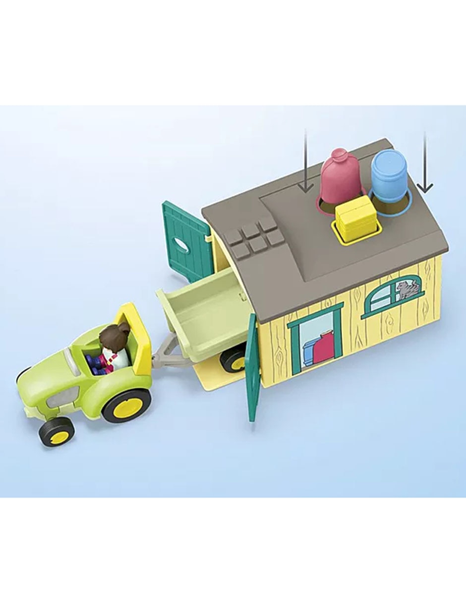 Playmobil Aventura En La Granja Con Tractor, Remolque Y Animales 71656 Junior 4