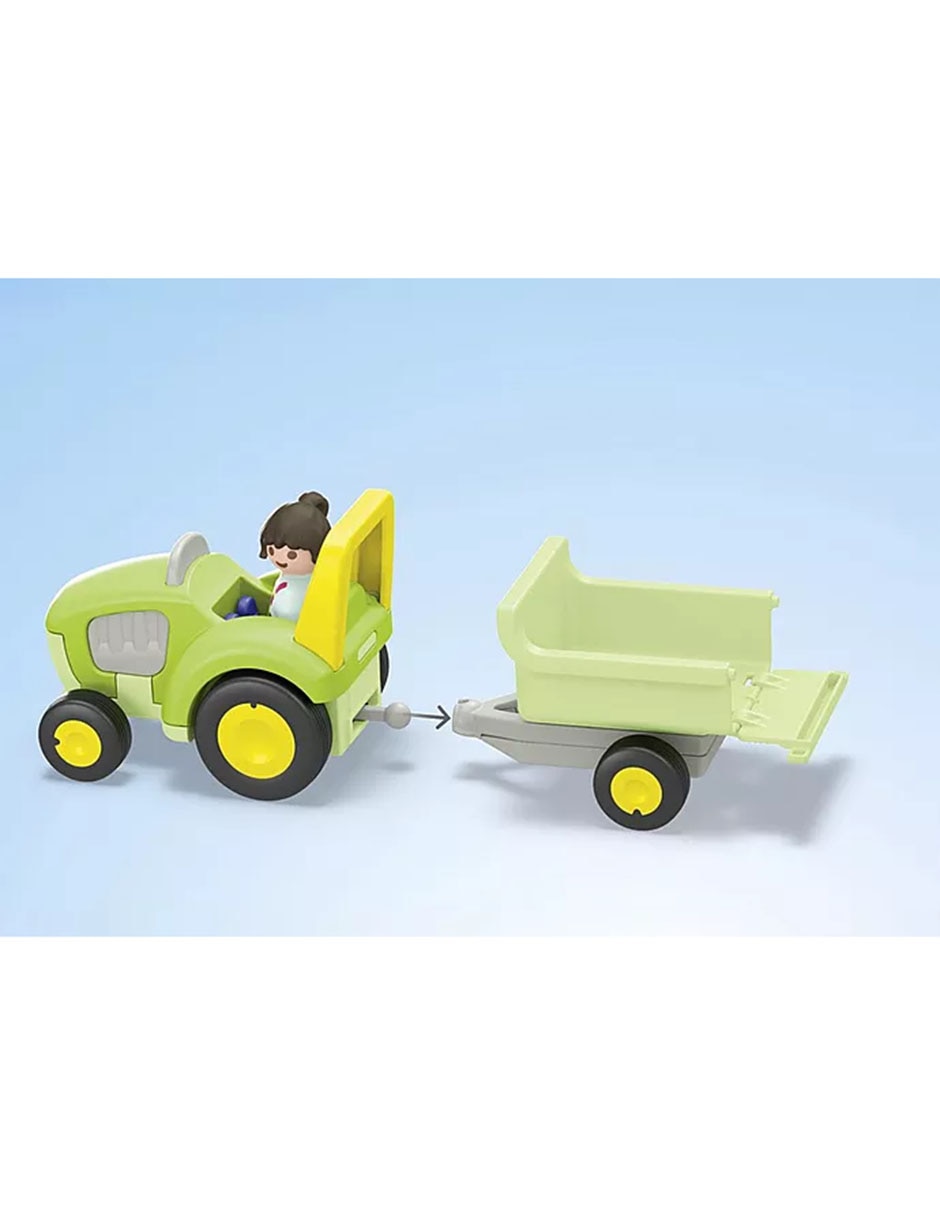 Playmobil Aventura En La Granja Con Tractor, Remolque Y Animales 71656 Junior 5