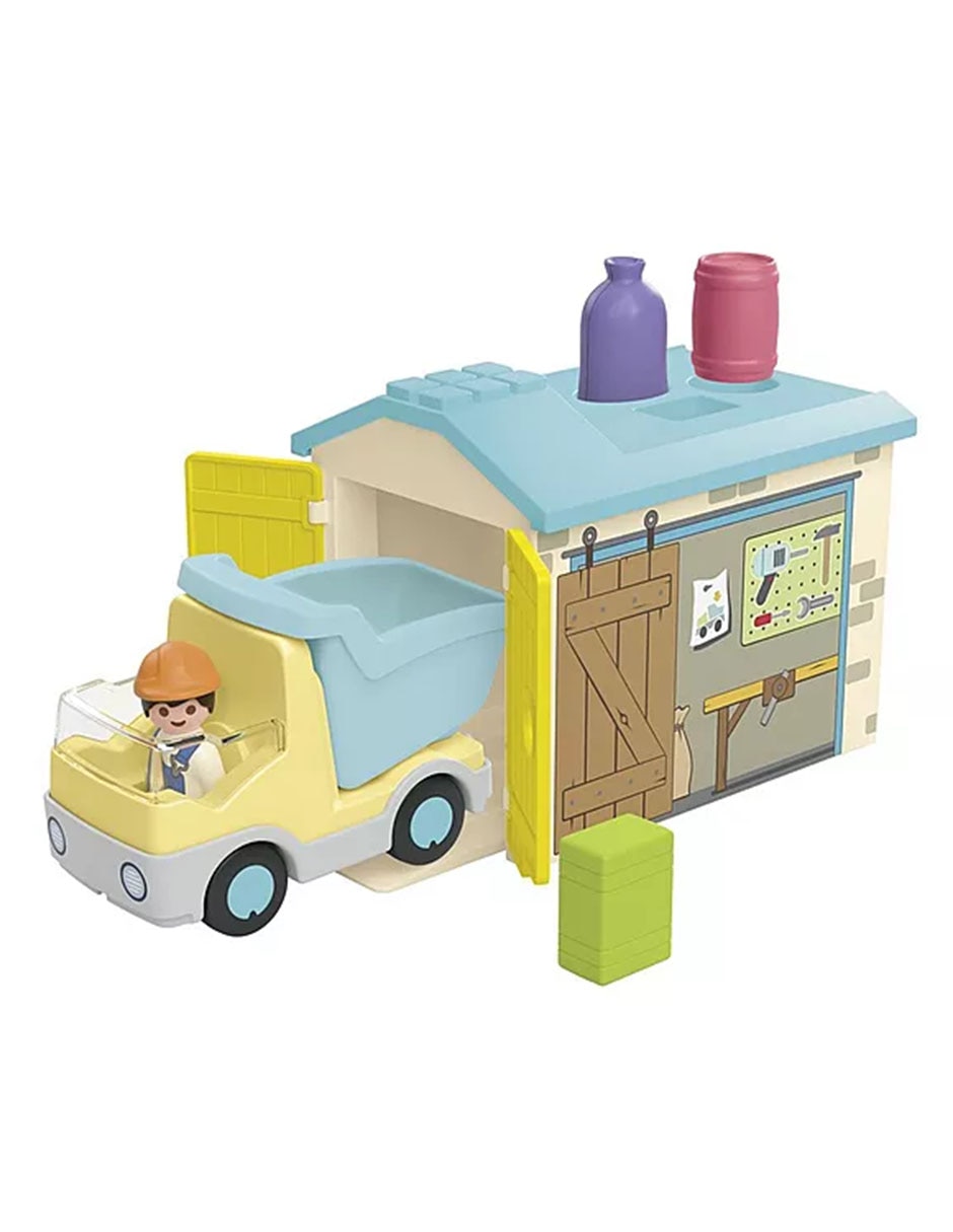 Playmobil Camión De Obras Con Garaje 71686 Junior 5