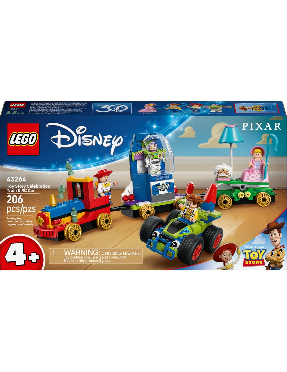 LEGO Tren De Celebración De Toy Story Y Coche Rc 43264 Disney Animation 4