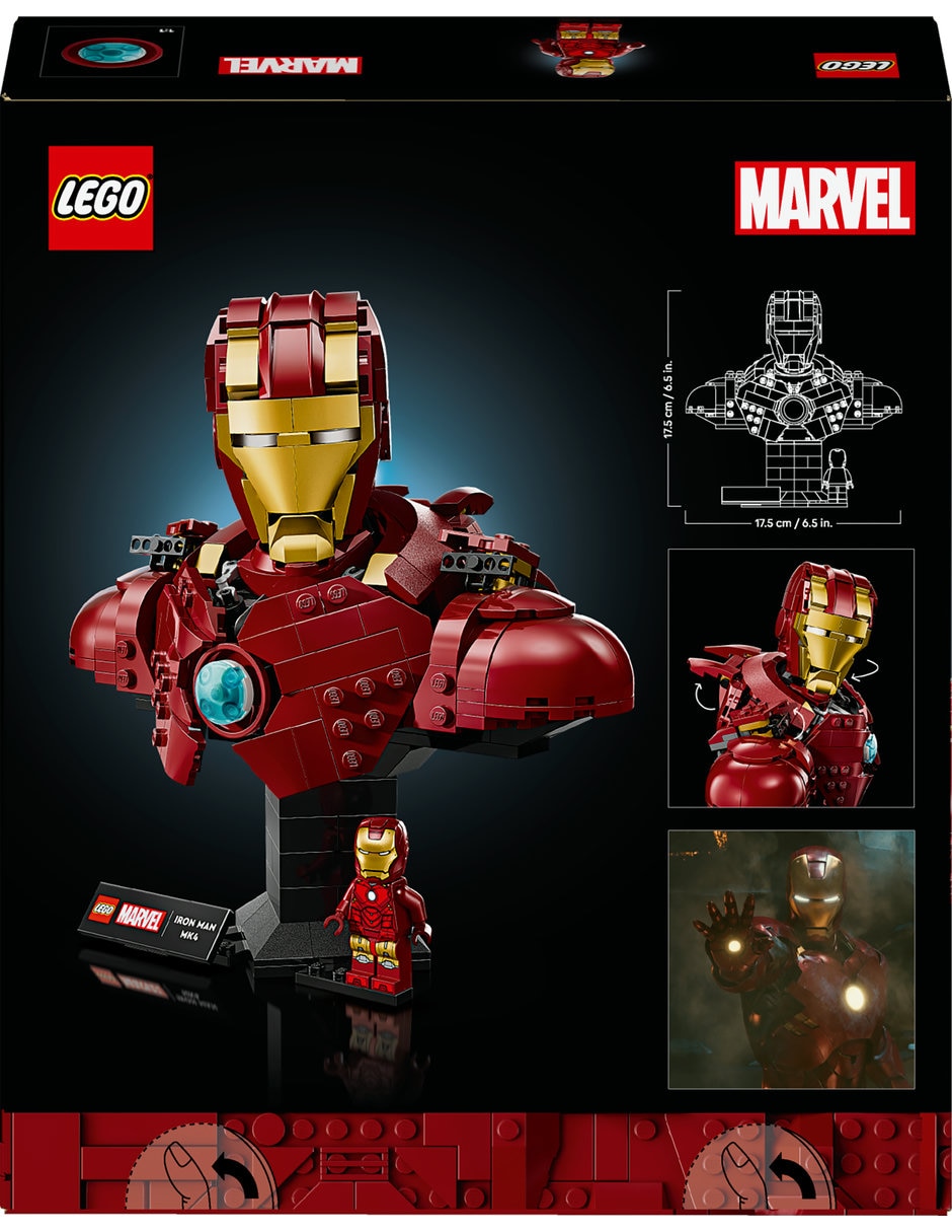 Marvel Busto De Iron Man Mk4 76327 Infinity Saga Iron Man 5