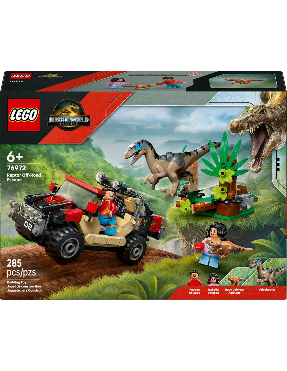 LEGO Huida En Todo Terreno Y Raptor Al Acecho 76972 Jurassic World 2