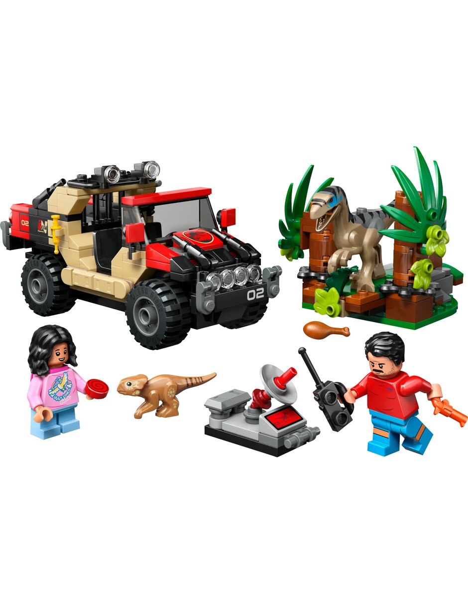 LEGO Huida En Todo Terreno Y Raptor Al Acecho 76972 Jurassic World 3