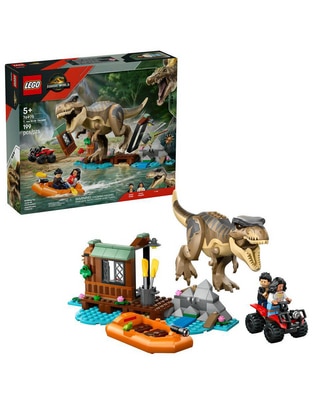 Huida Por El Río Y T. Rex A La Caza 76975 Jurassic World