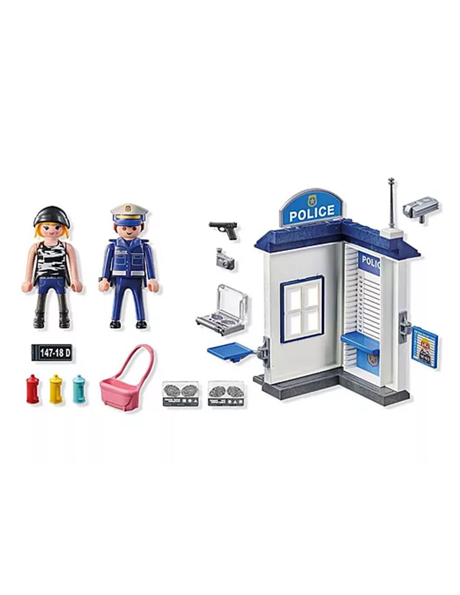 Action Heroes Sala De Policía 71733 Playmobil