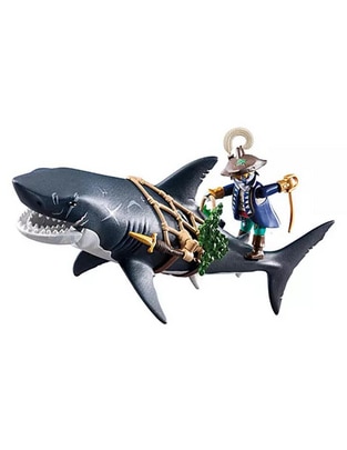 Playmobil Tiburón Gigante Con Pirata 71793