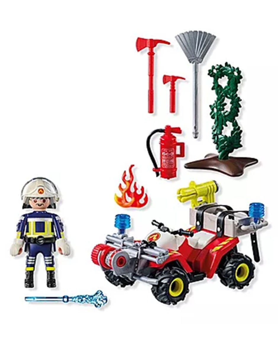 Action Heroes Quad De Bomberos 71825 Playmobil 3