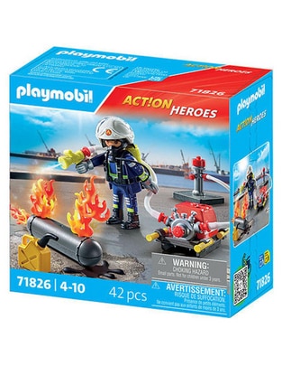 Action Heroes Bombero Con Bomba De Agua 71826