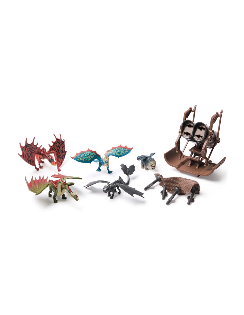Set figuras acción Cómo entrenar a tu dragón Especial 3