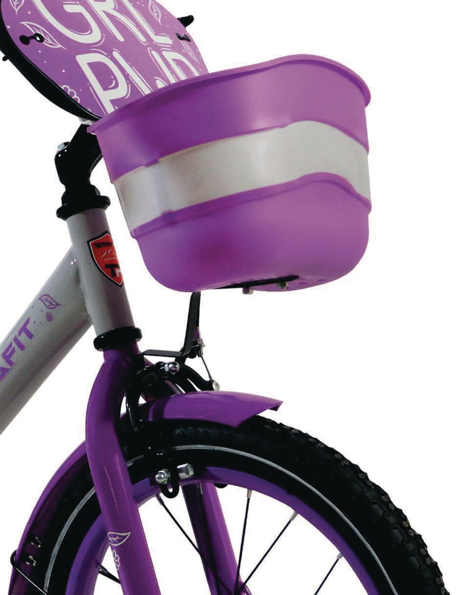 Bicicleta infantil Terrafit rodada 16 Minerva para niña