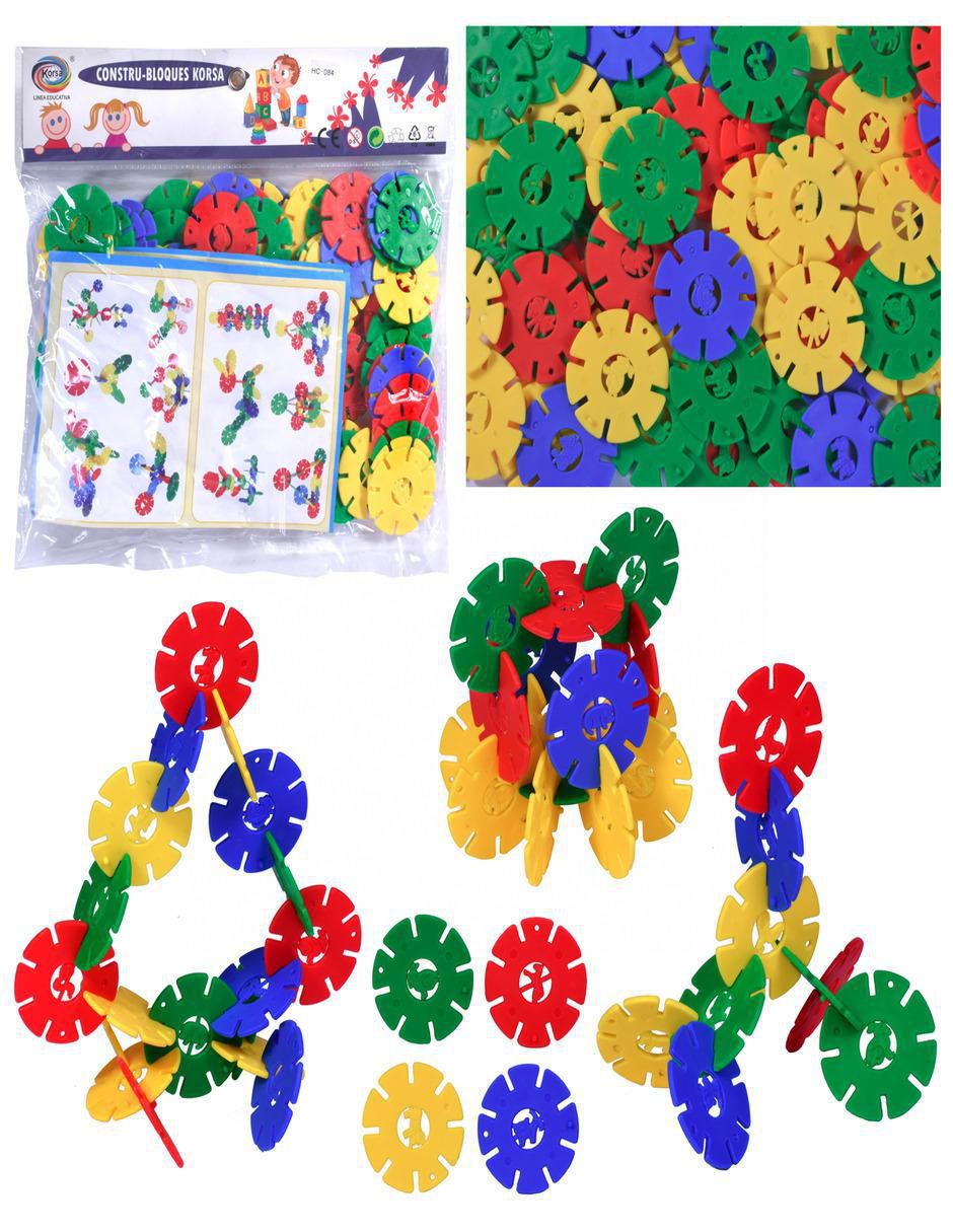 Construbloques Hc084 Flor Gigante Con Animales HC084 2