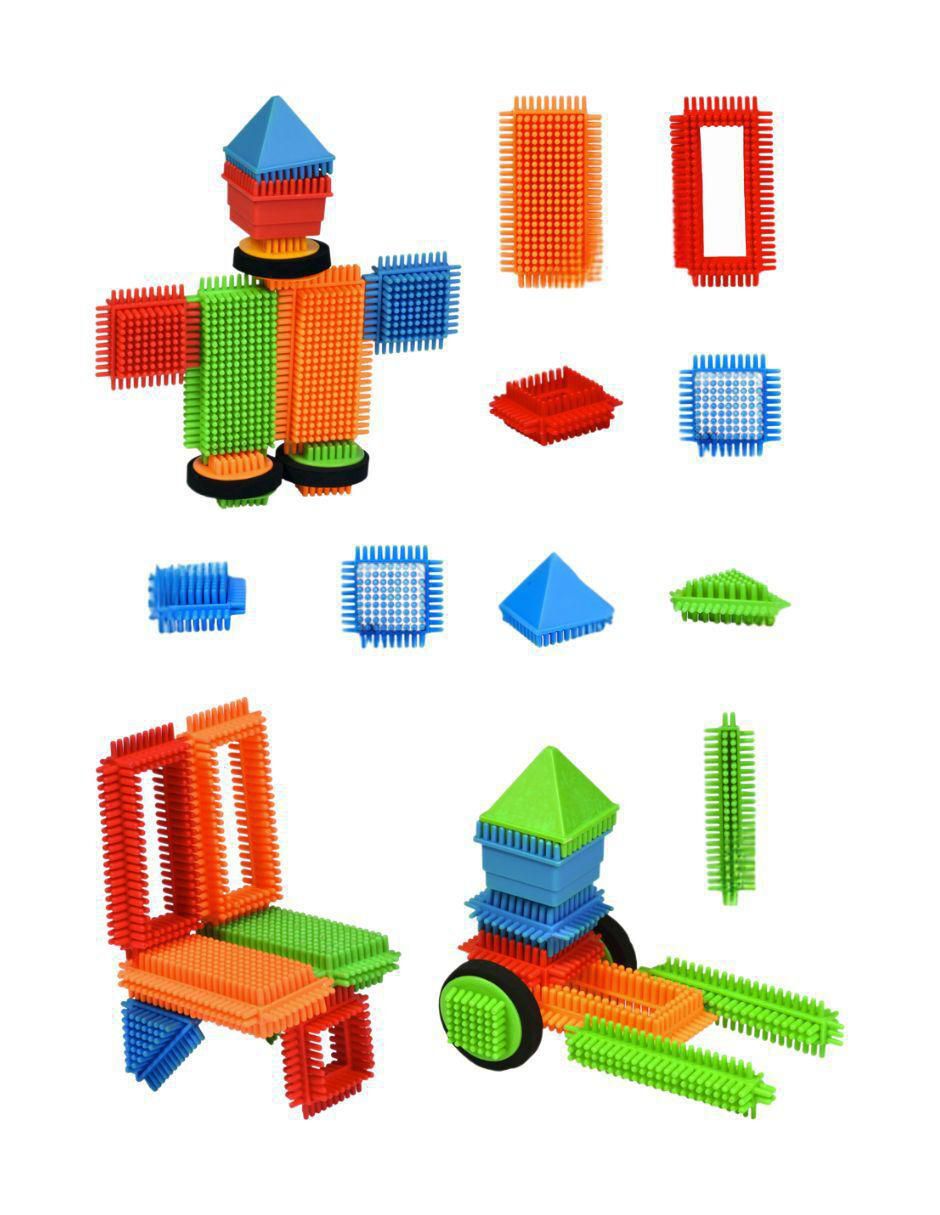 Construbloques Hc122 Cepillos Geometricos Con Ruedas HC122 1
