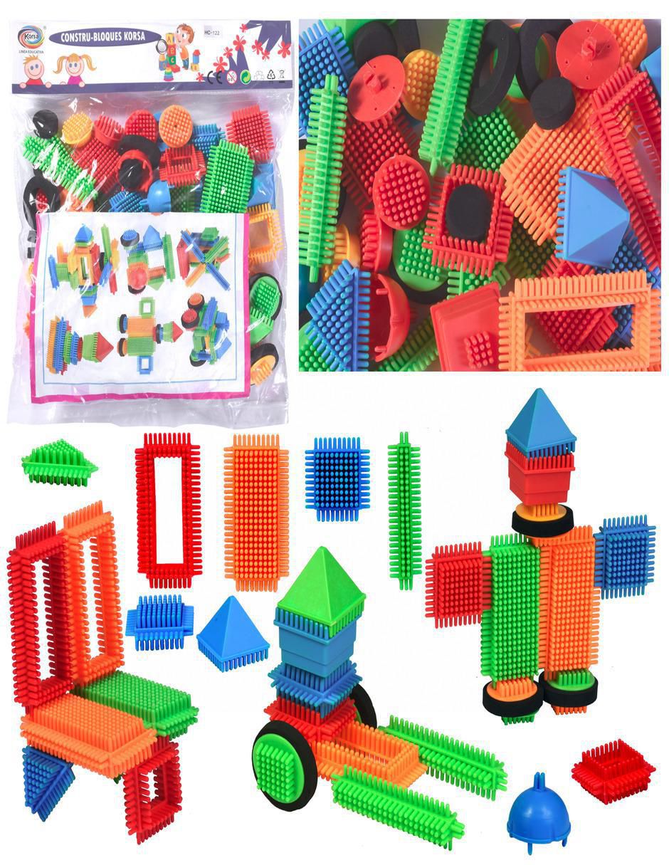Construbloques Hc122 Cepillos Geometricos Con Ruedas HC122 2