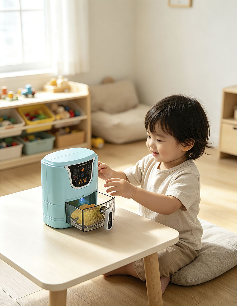 Air fryer juego de rol para niños 6