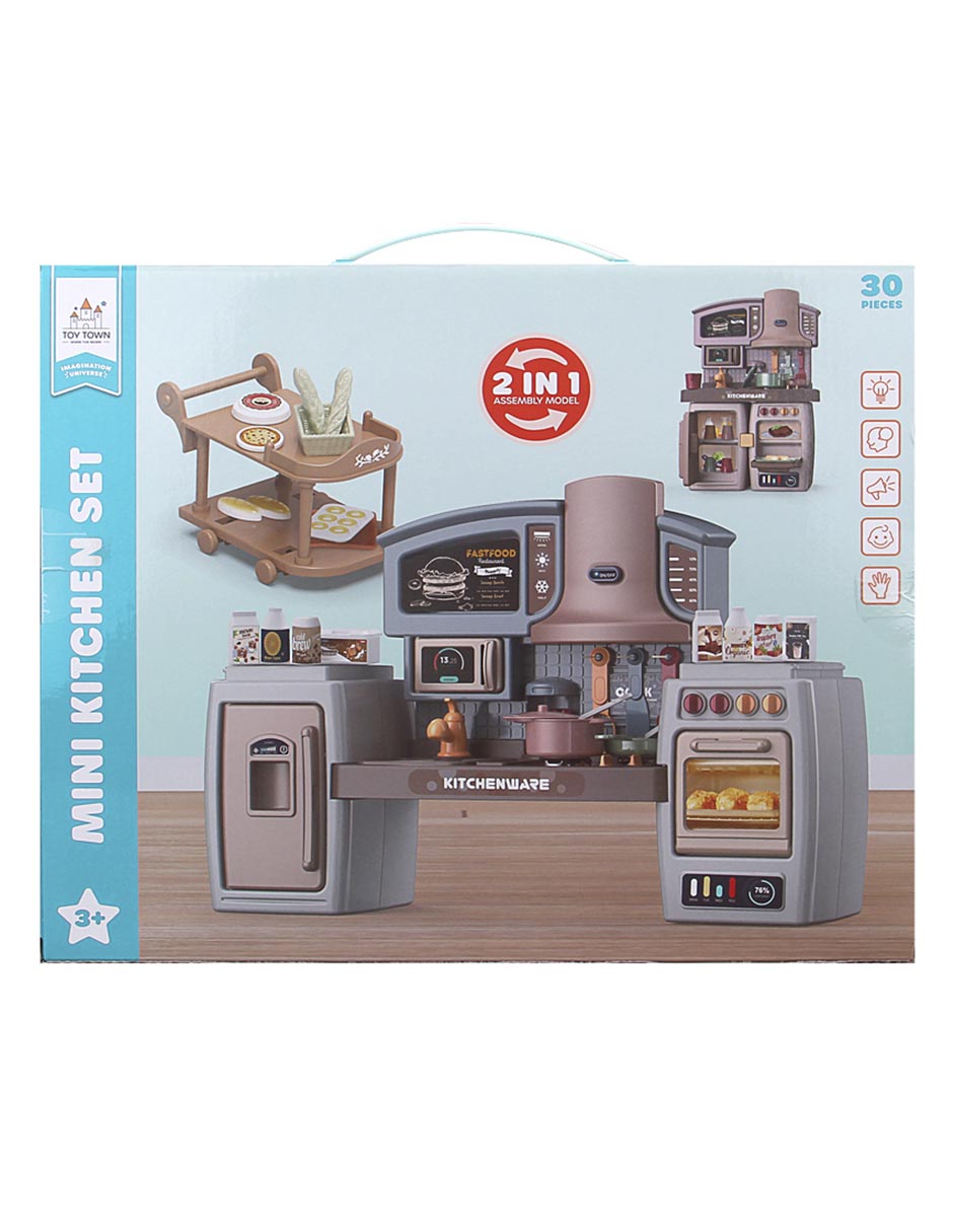 Mini kitchen set juego de rol para niños 3