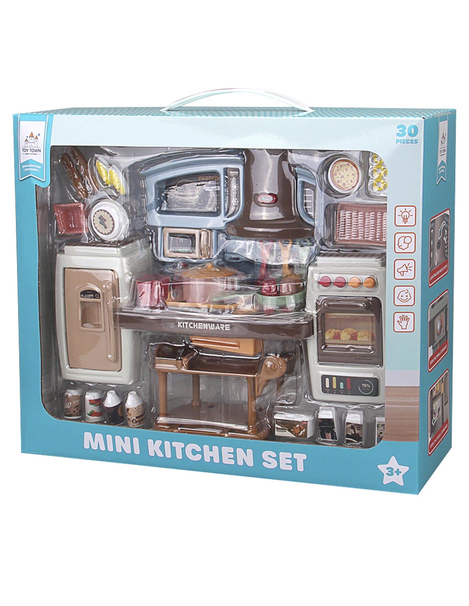 Mini kitchen set juego de rol para niños