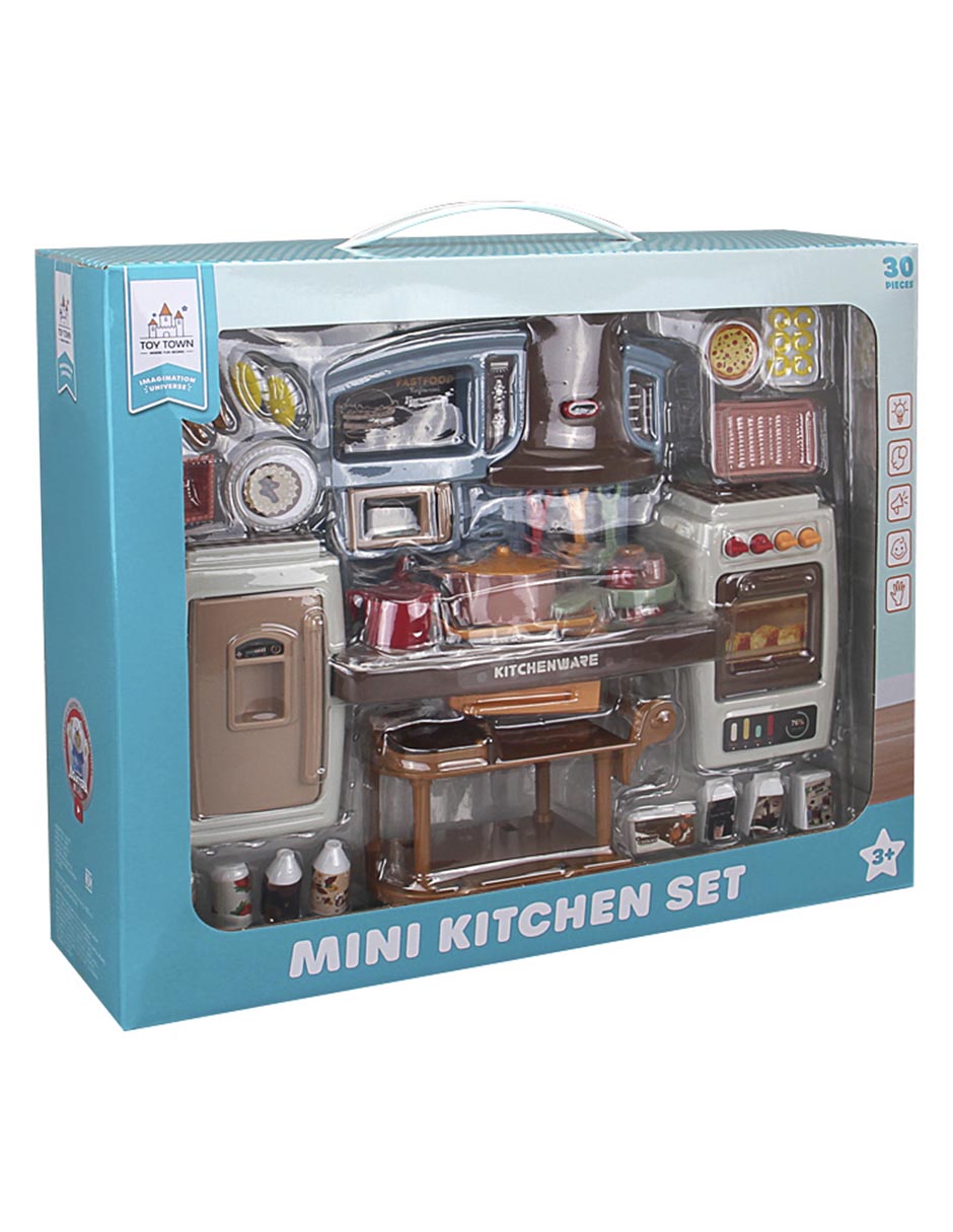 Mini kitchen set juego de rol para niños