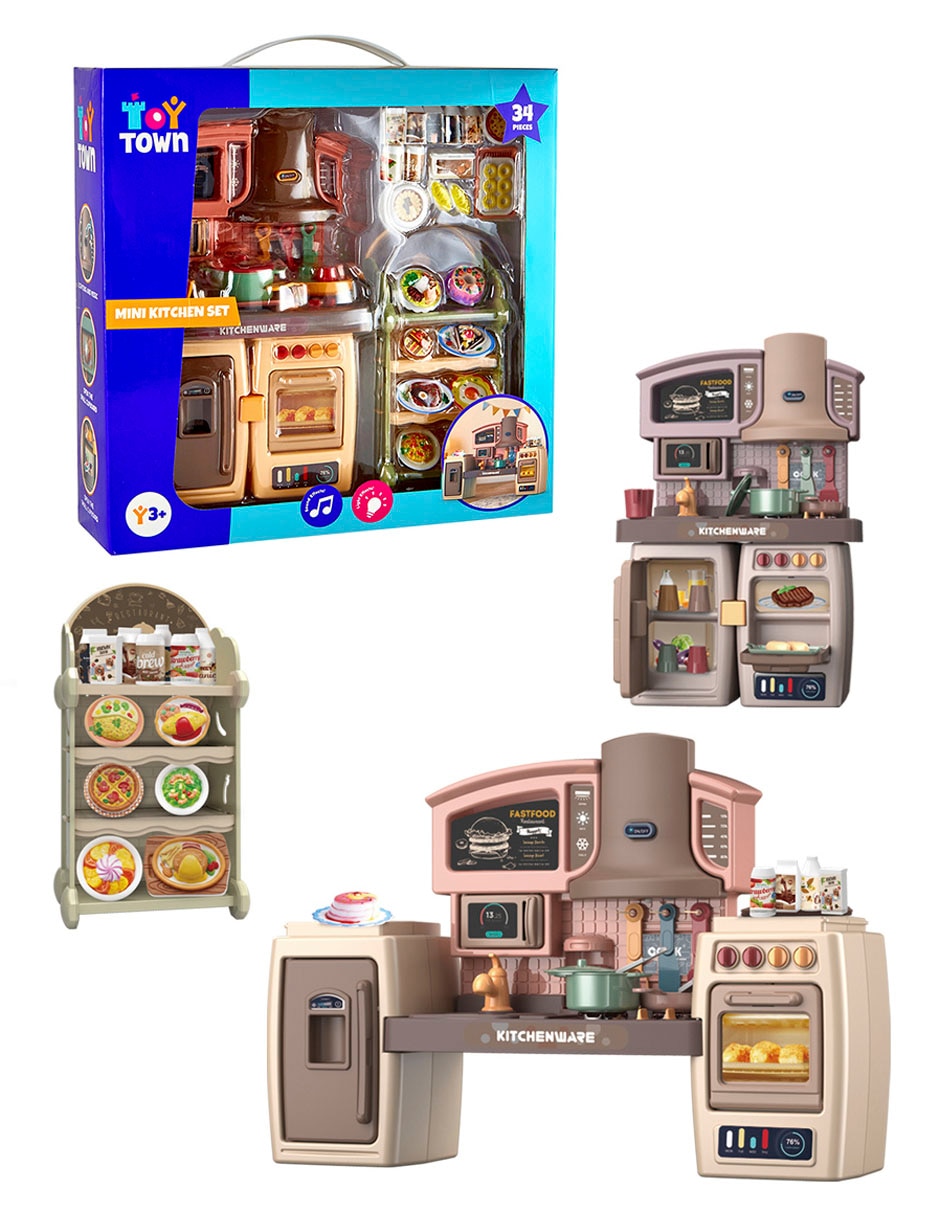 Mini kitchen set juego de rol para niños 3