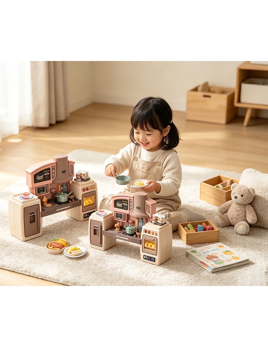 Mini kitchen set juego de rol para niños 5