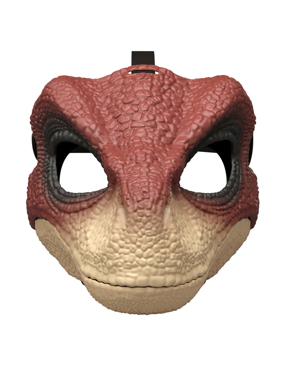 Disfraz mattel jurassic world rebirth máscara jurassic world juego de rol para niños