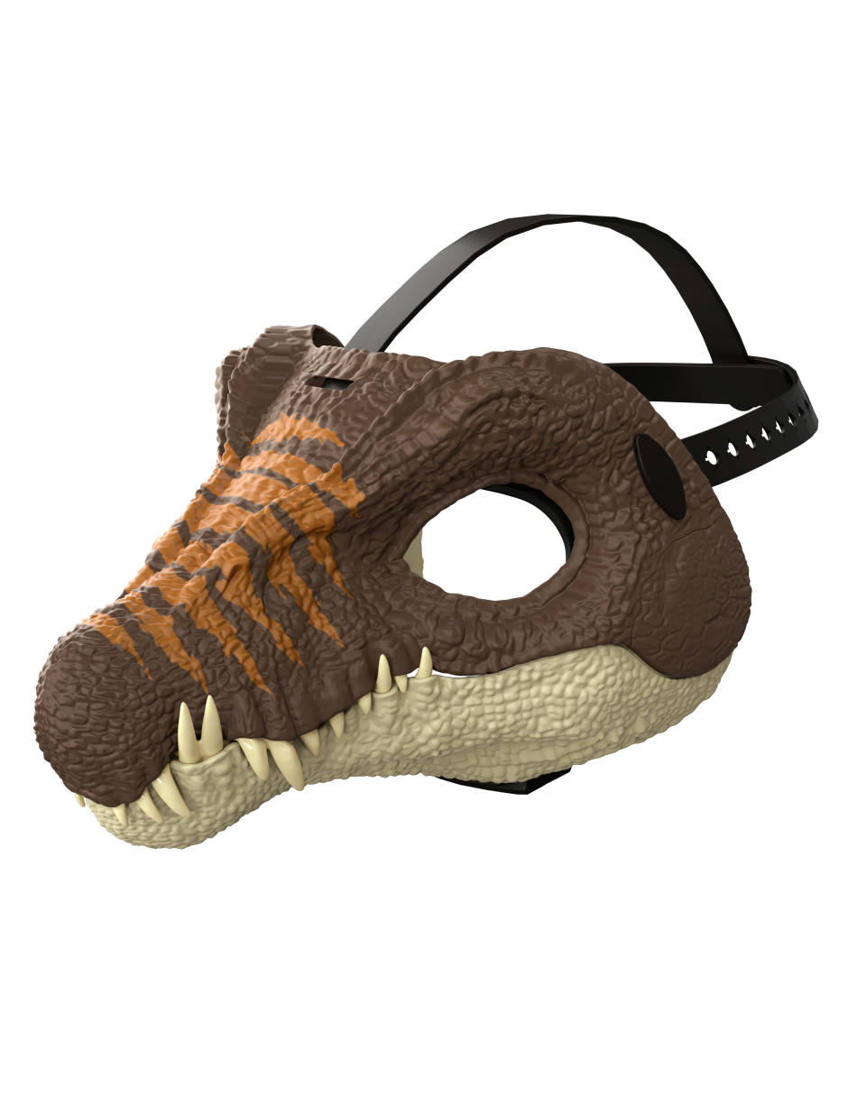 Disfraz mattel jurassic world rebirth máscara jurassic world juego de rol para niños