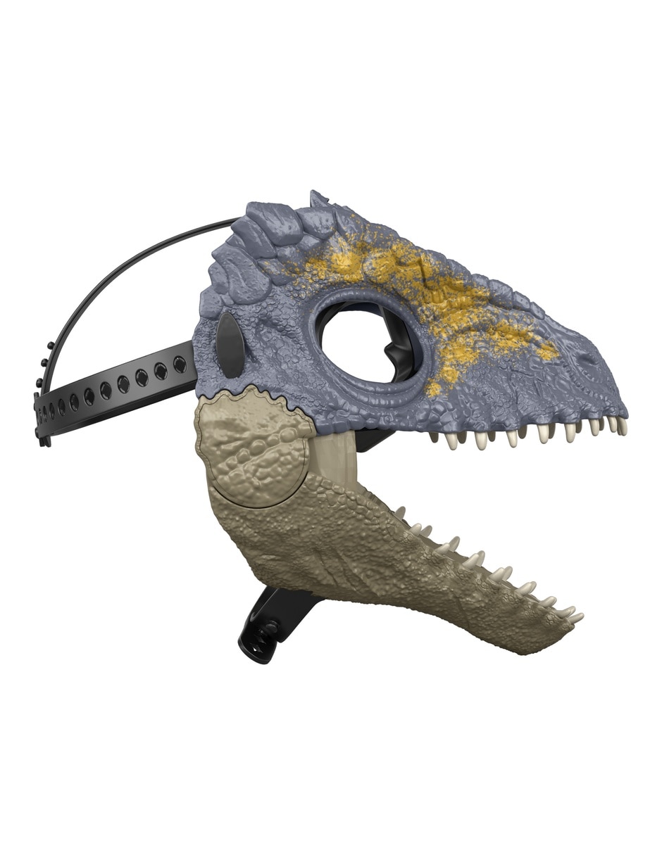 Disfraz mattel jurassic world rebirth máscara jurassic world juego de rol para niños