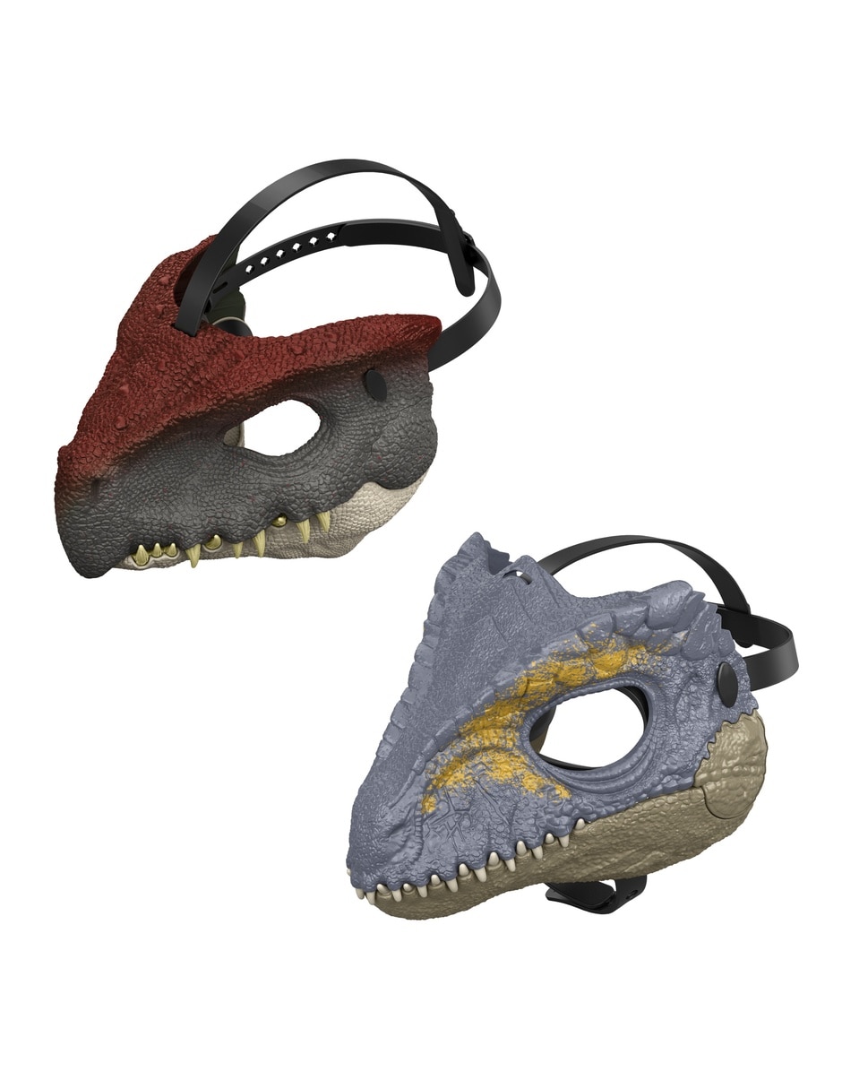 Disfraz mattel jurassic world rebirth máscara jurassic world juego de rol para niños