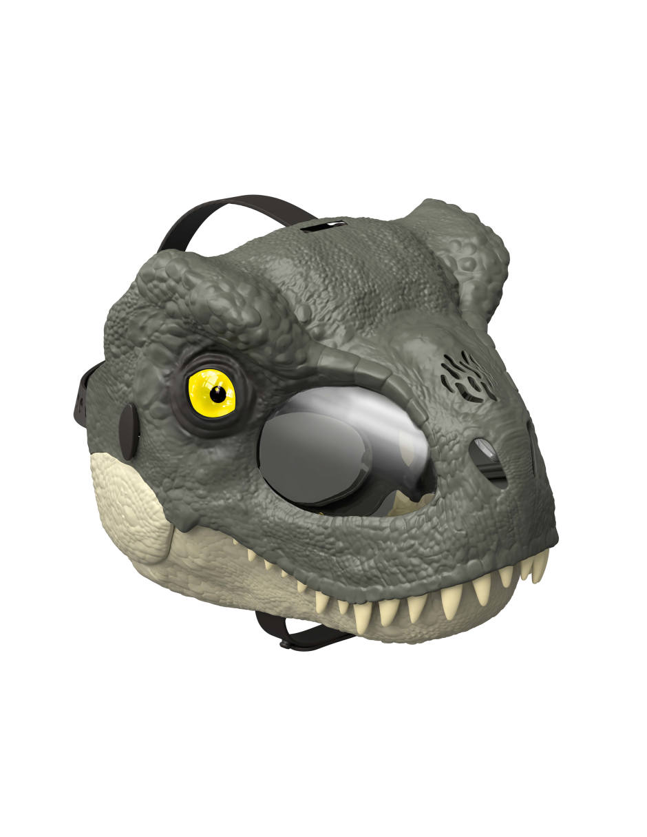 Máscara deluxe tyrannosaurus rex jurassic world juego de rol para niños
