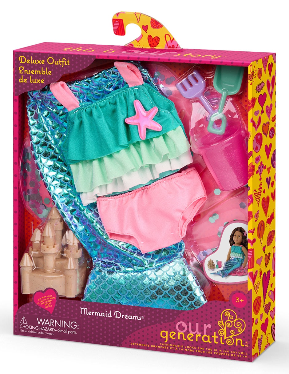 Conjunto de traje de baño sirena Mermaid Dreams 2