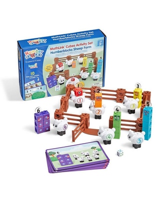 Juego de actividades de cubos MathLink Numberblocks Granja de ovejas Juego de actividades de cubos MathLink Numberblocks Granja de ovejas