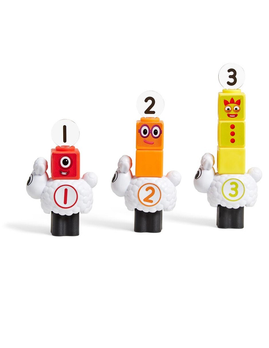 Juego de actividades de cubos MathLink Numberblocks Granja de ovejas 6