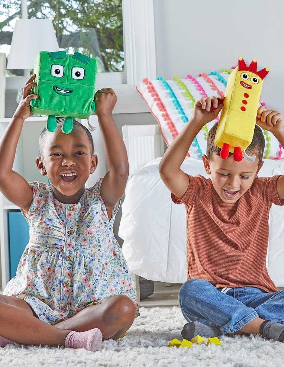 Peluche de amigos juguetones Numberblocks tres y cuatro 7