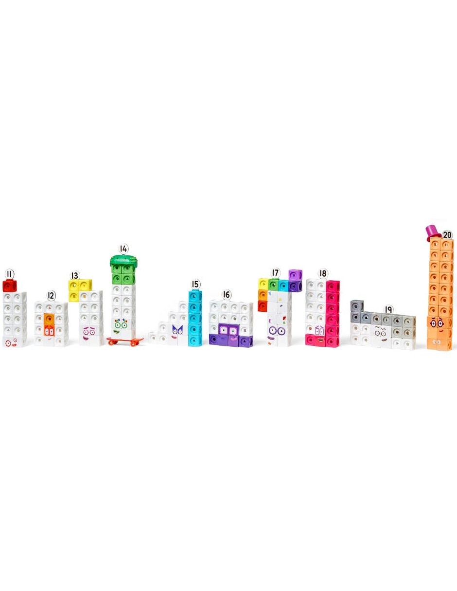 Conjunto de actividades MathLink Cubes Numberblocks 11–20 8