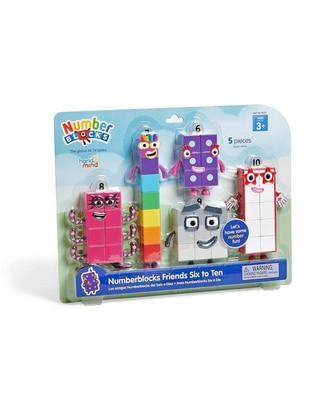 Set de figuras del seis al diez de Numberblocks Friends Set de figuras del seis al diez de Numberblocks Friends
